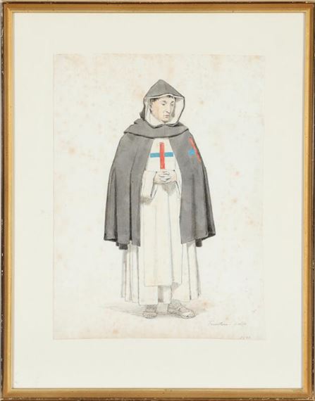 Martinus Rorbye | A monk from The Order of the Holy Trinity in Rome ...