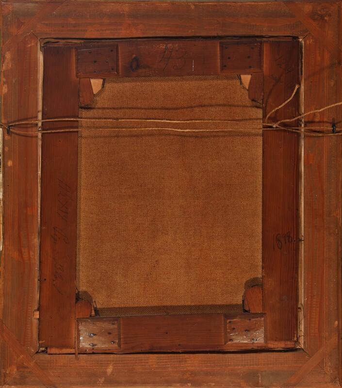 Artwork by Cilius Andersen, A young woman on a wooden pier, Made of Oil on canvas