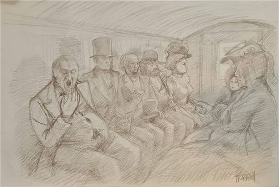 Suite of 10 by Jean Pierre Stholl, 1951