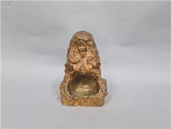 Nude with a metamorphic rock - Paul Rousseau