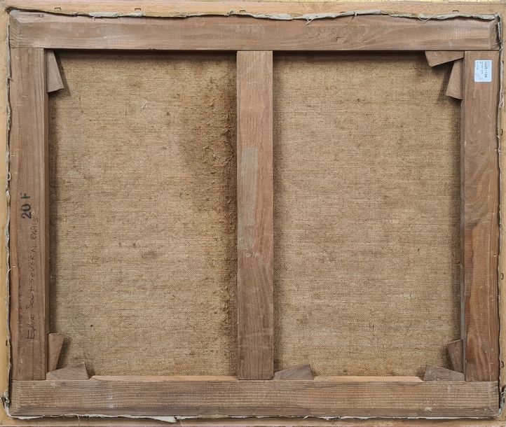 Artwork by Fernand Laval, Church of Saint Séverin, Paris,, Made of oil on canvas