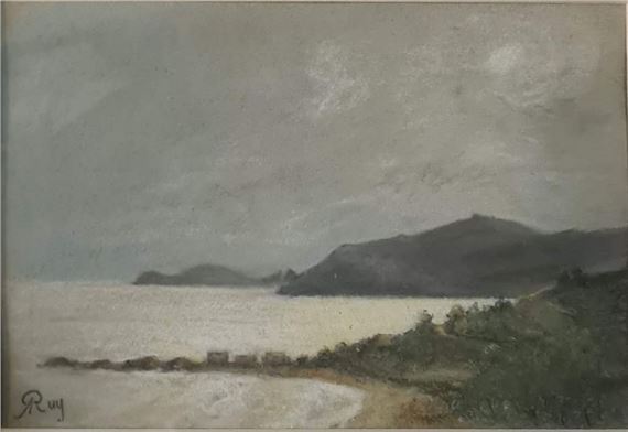 Point of Saint Claude (?) and the Cap Bénat by Alphonse Ruy, 1904