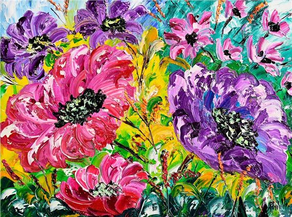 Summer Flowers (2014) by Phyllis O'Grady, 2014