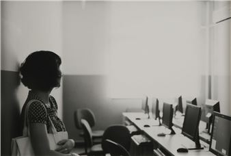 Aili in the Window - Yossi Breger