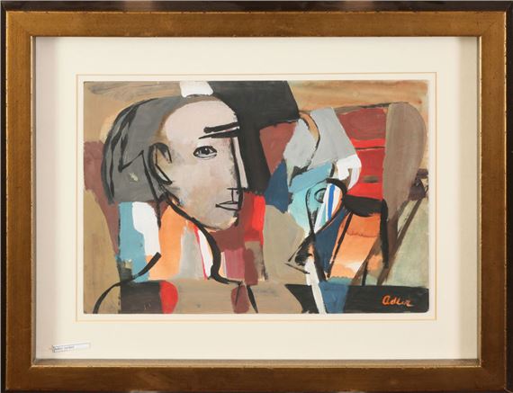 Jankel Adler | Profile Figure | MutualArt