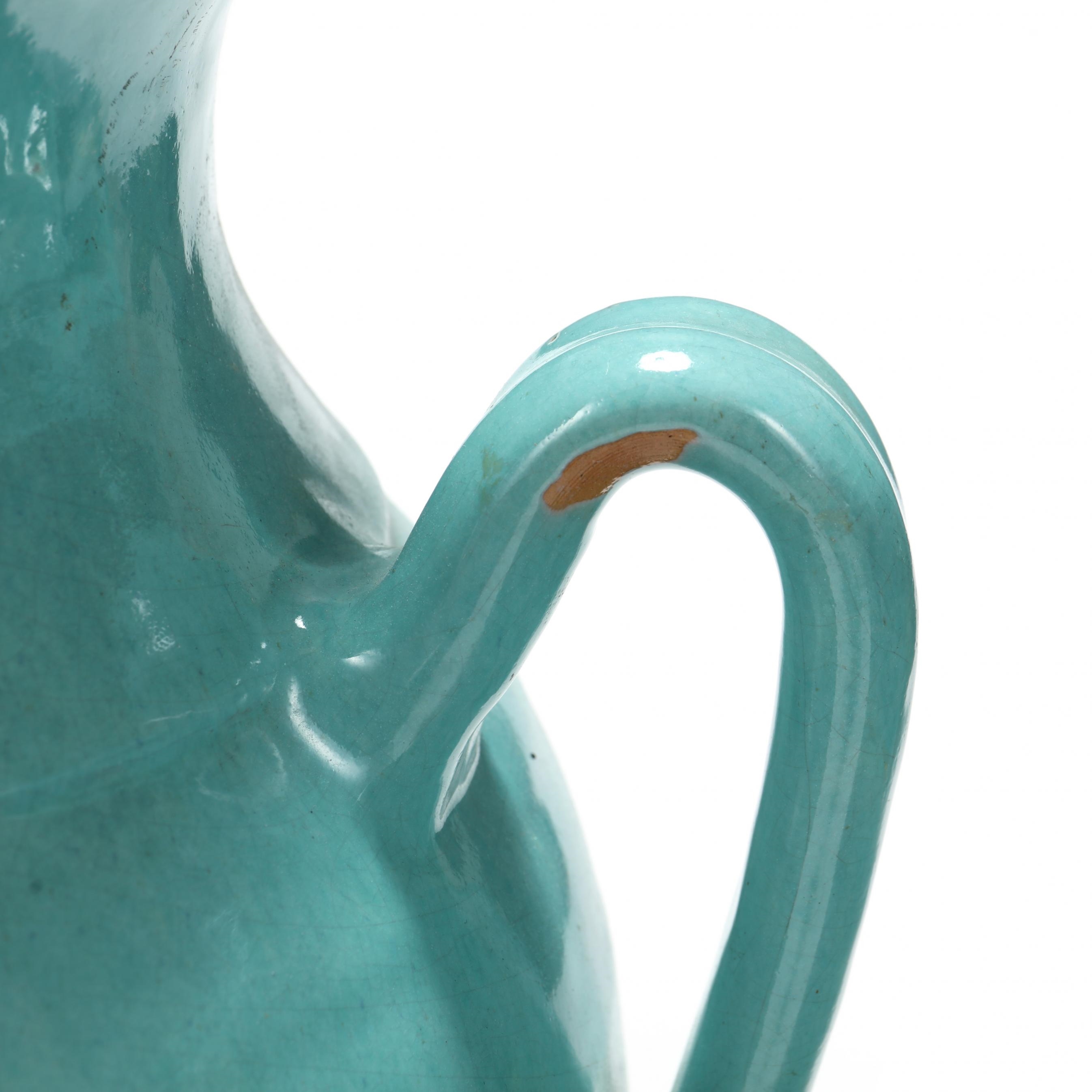 Waymon Cole Two Pottery Floor Vases MutualArt