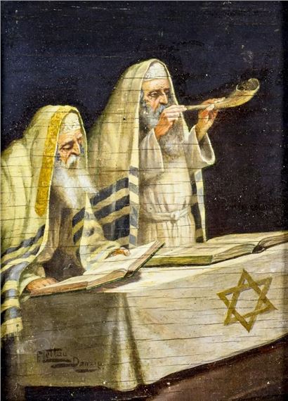 Two Rabbis by F. Lettau