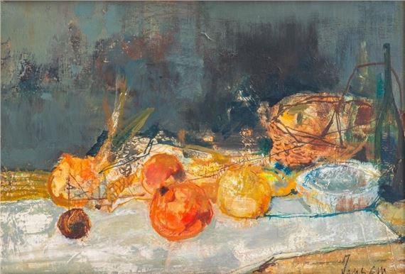 Jean Jansem | Jean Jansem Still Life Oil on Canvas | MutualArt