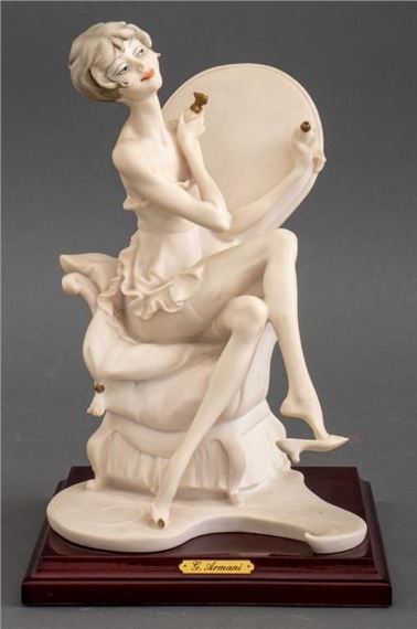 Giuseppe Armani "Lady on Chair" Porcelain Figure by Giuseppe Armani, circa 1991
