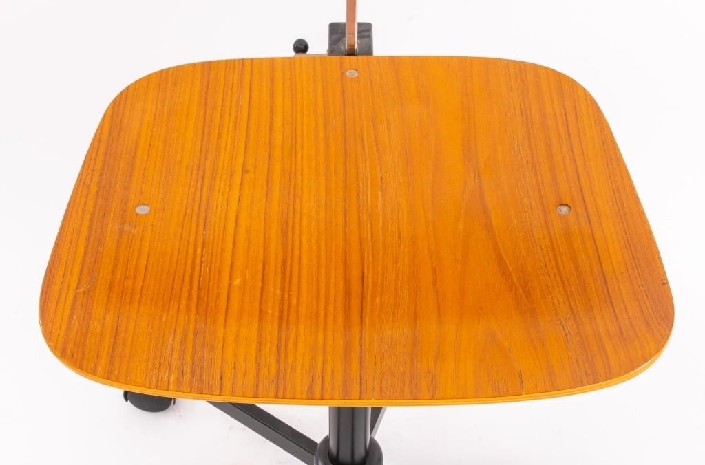 Jørgen Rasmussen Danish MidCentury Modern Kevi Wood Swivel Chair