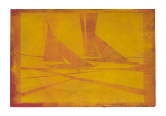 Zwei Segelboote - Gertrud Arndt