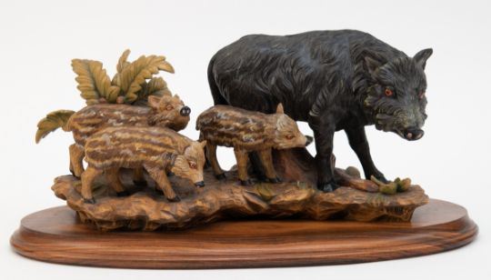 Wildschweinrotte by Günther Granget