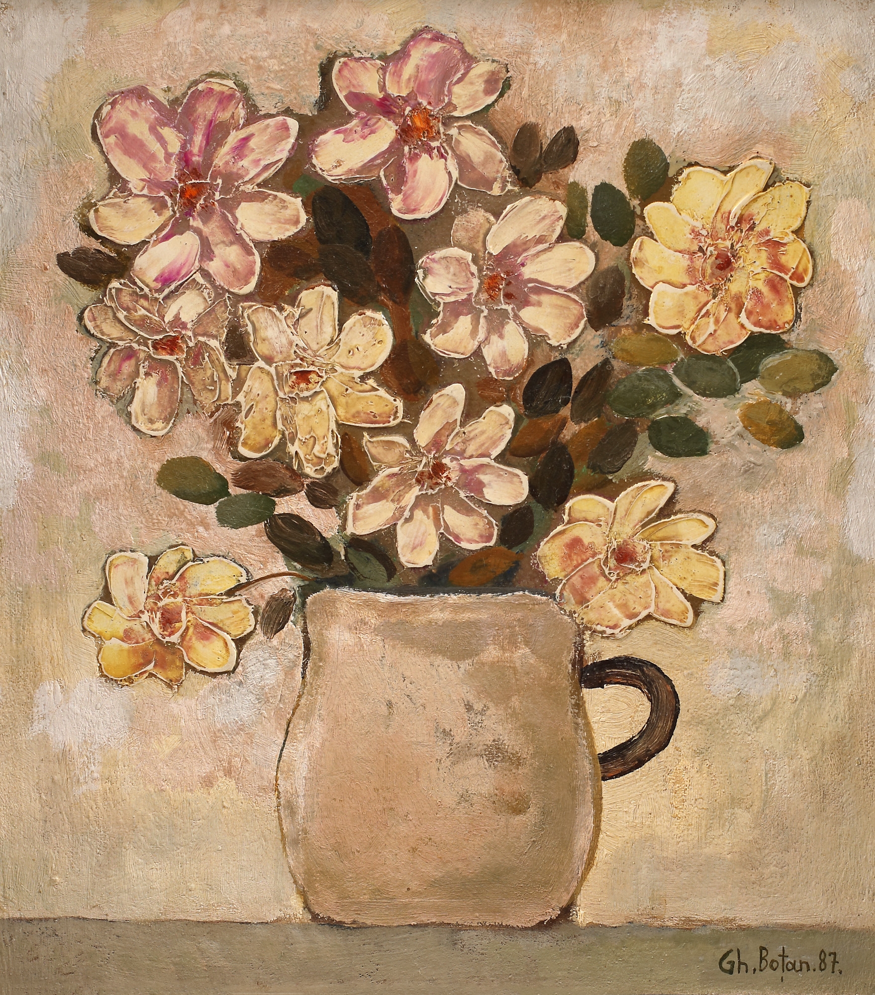Gheorghe Botan | Vas cu flori | MutualArt