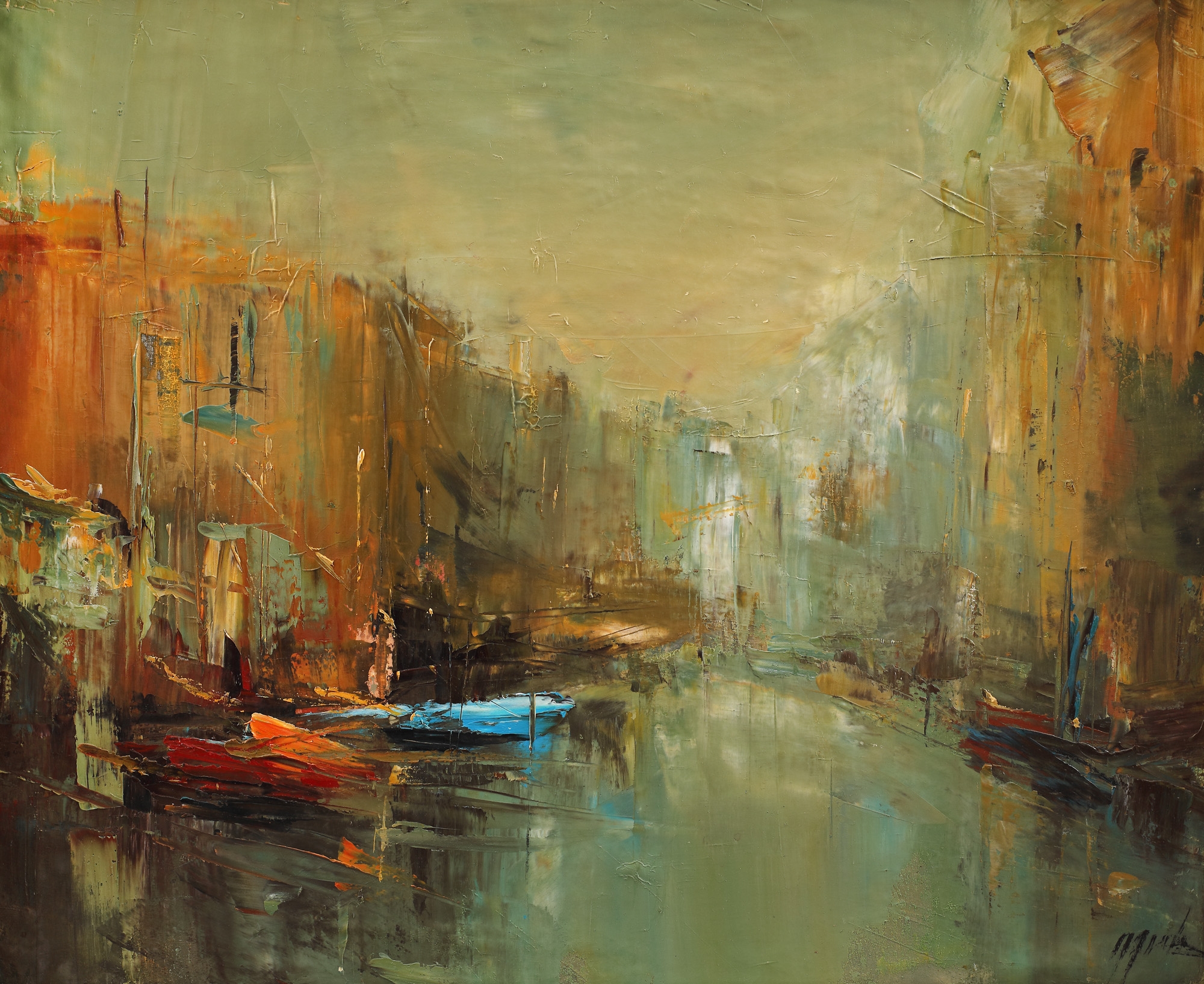 Artwork by Georgeta Grabovschi, ձԱț, Made of Oil on canvas