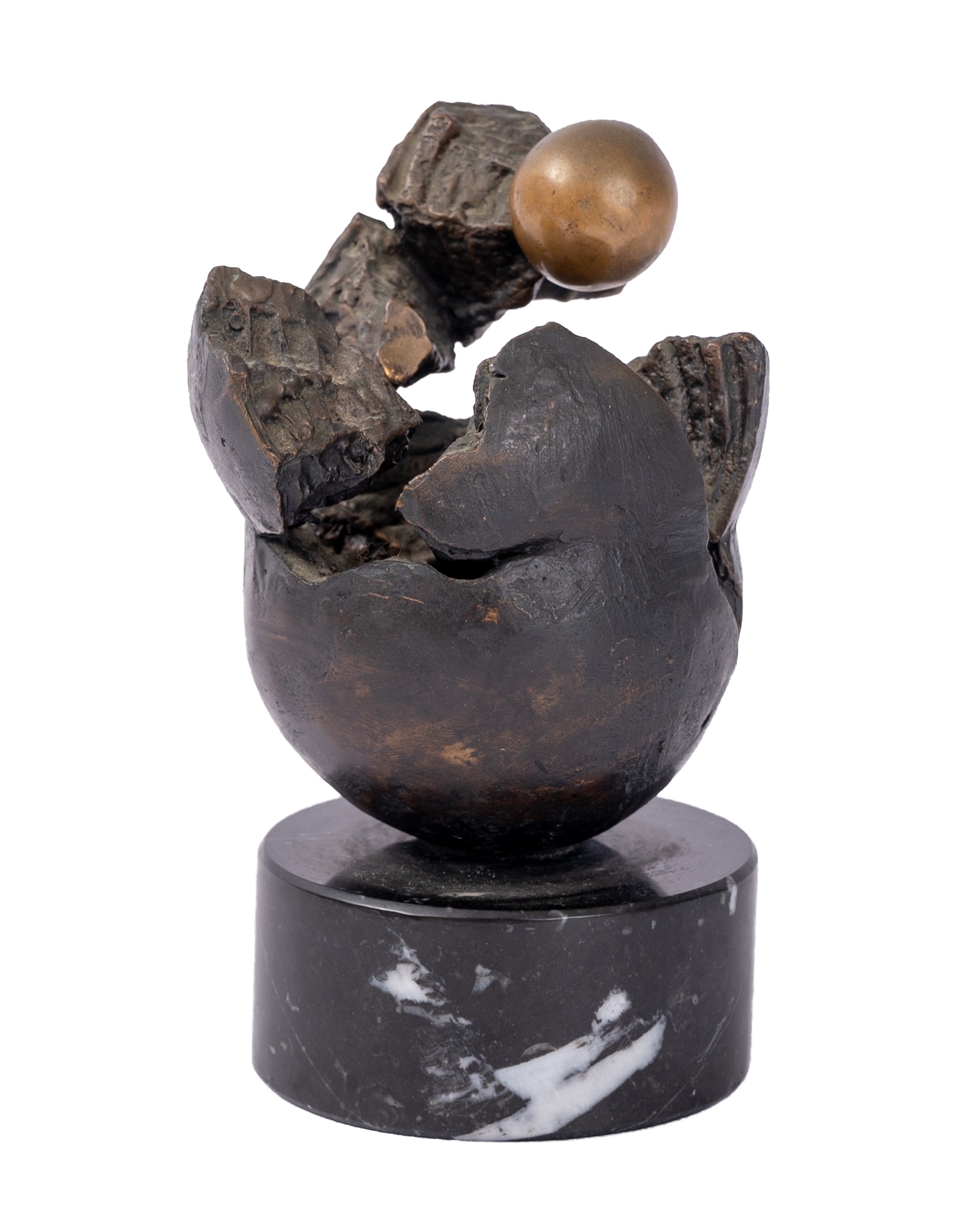 Artwork by Franco Zazzeri, Big - Bang, Made of Lost wax casting bronze