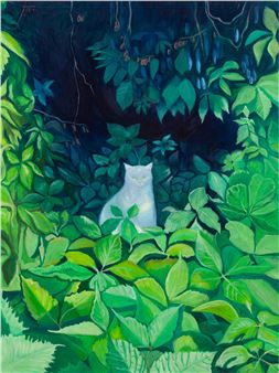 Cat in the Bushes - Pola Melnyczuk
