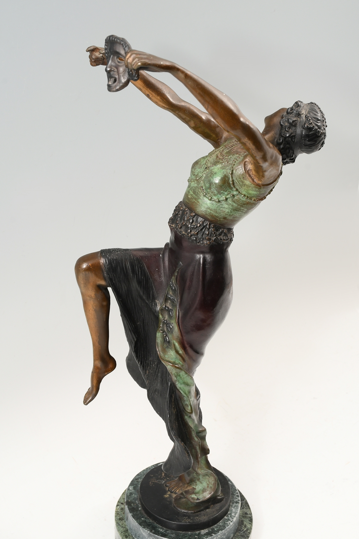 Joé Descomps | DECO DANCER PATINATED BRONZE AFTER DESCOMPS | MutualArt