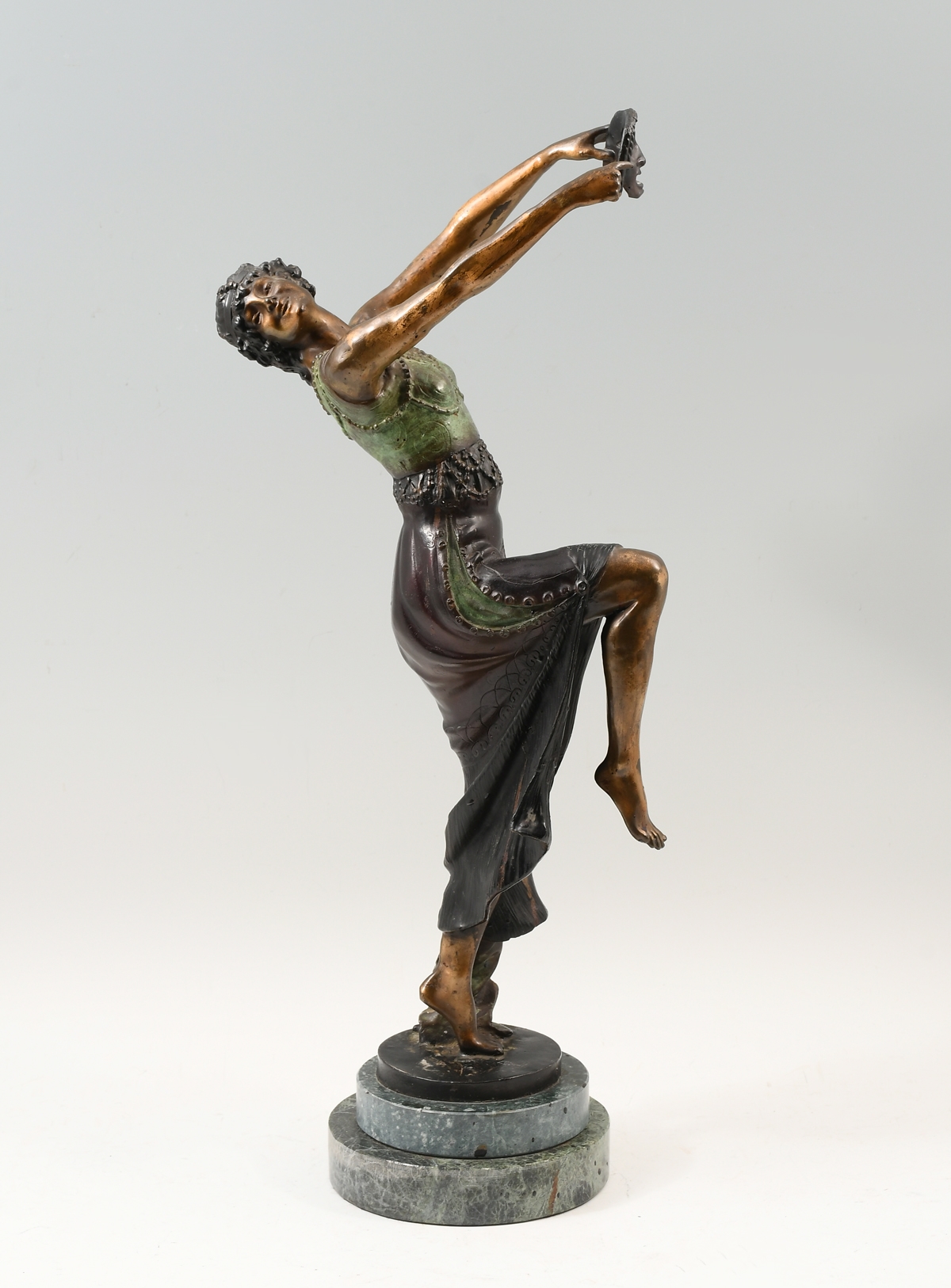 Joé Descomps | DECO DANCER PATINATED BRONZE AFTER DESCOMPS | MutualArt