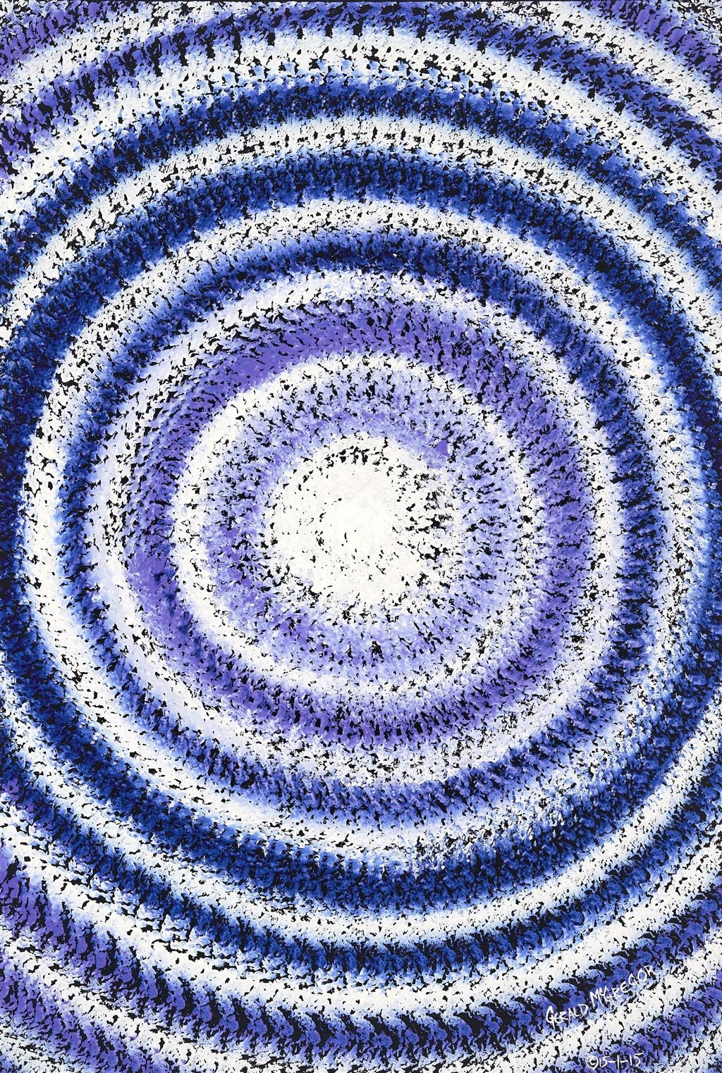 GERALD MCGREGOR Waterhole Dreaming II (2015) MutualArt