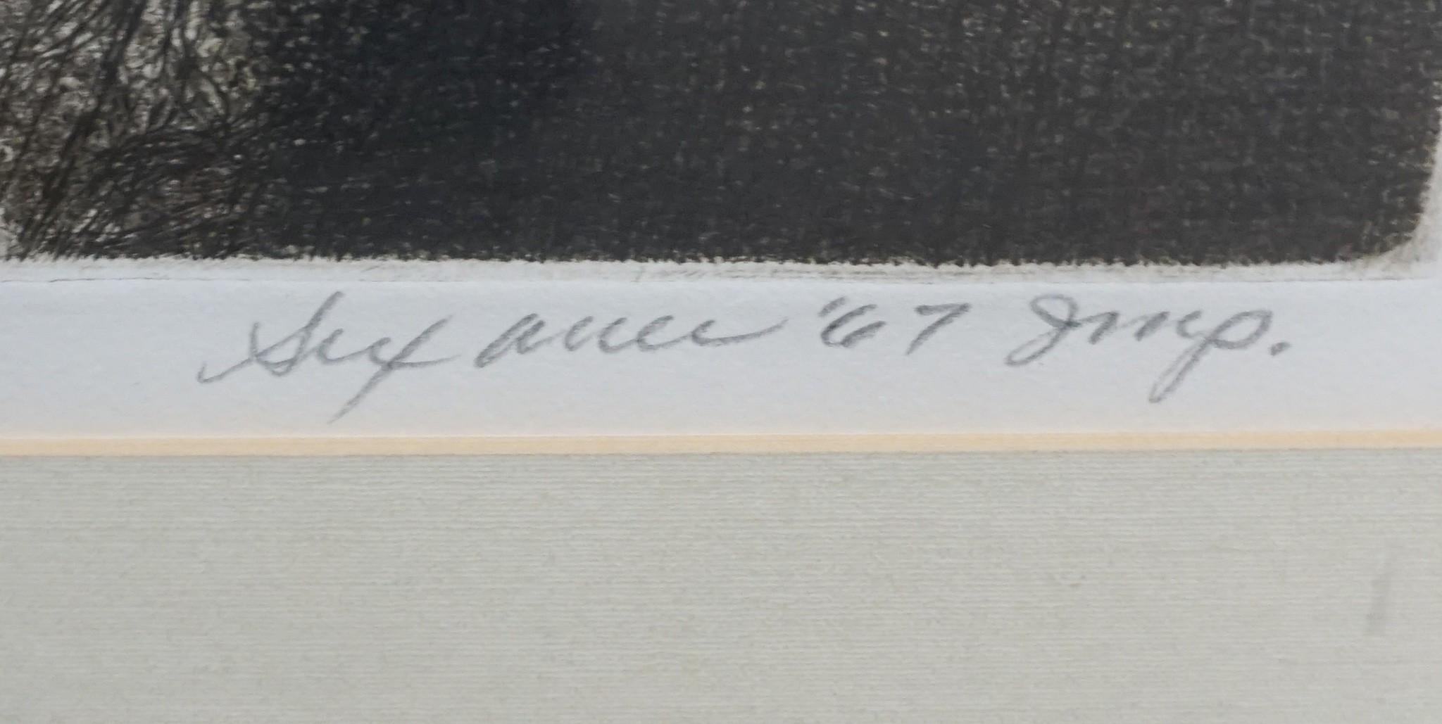 Artwork by Donald Sexauer, To Fly, Made of Etching