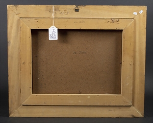 Artwork by Haim Satat, Blauer Kopf mit Vögeln' / 'Blue head with birds