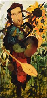 Artist in a Sun Field Picture