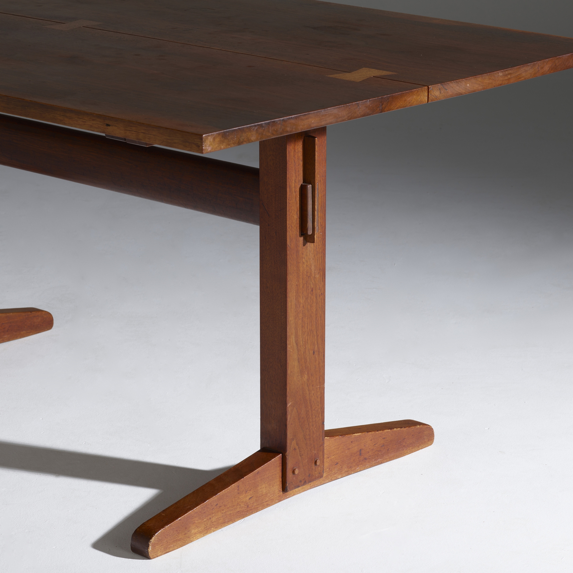 Nakashima Early Trestle dining table (Circa 1952) MutualArt