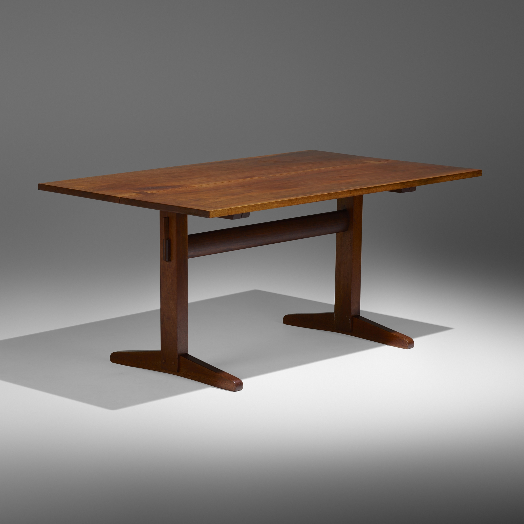 Nakashima Early Trestle dining table (Circa 1952) MutualArt