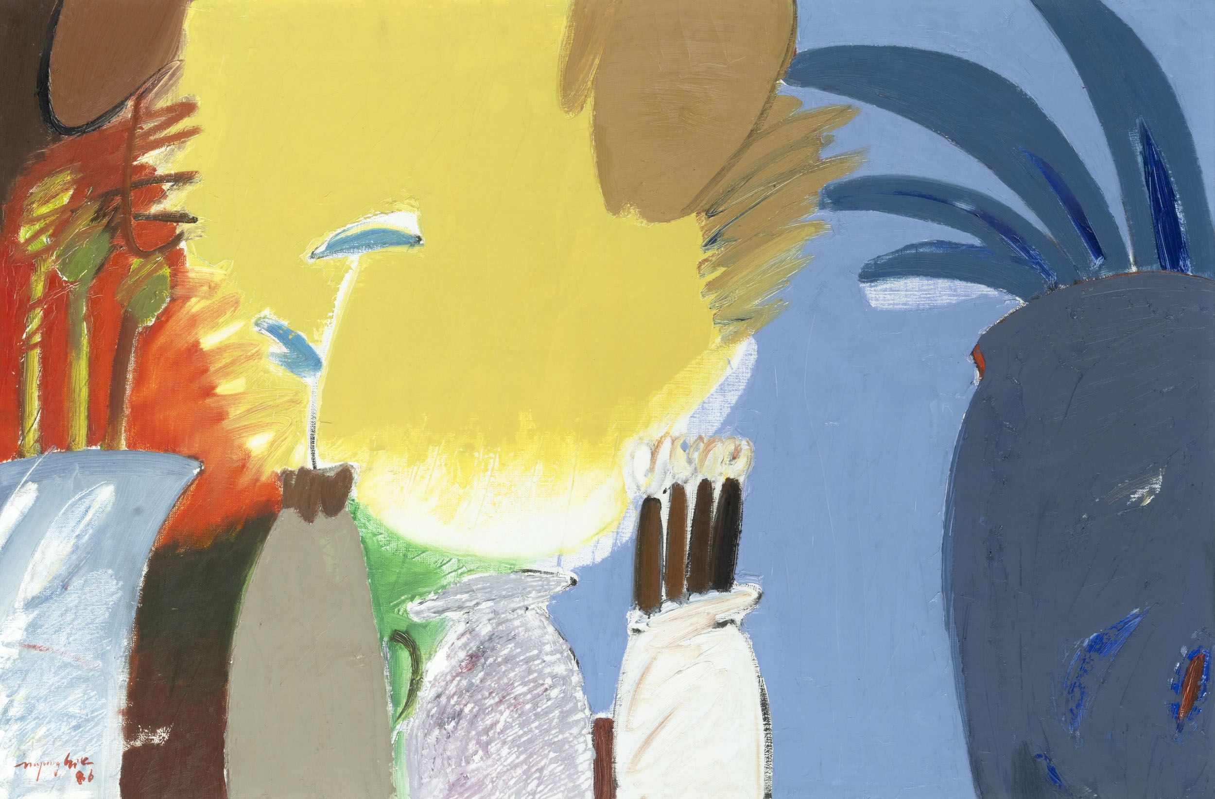 Kim Myungsik Chorus of Flowers (1986) MutualArt