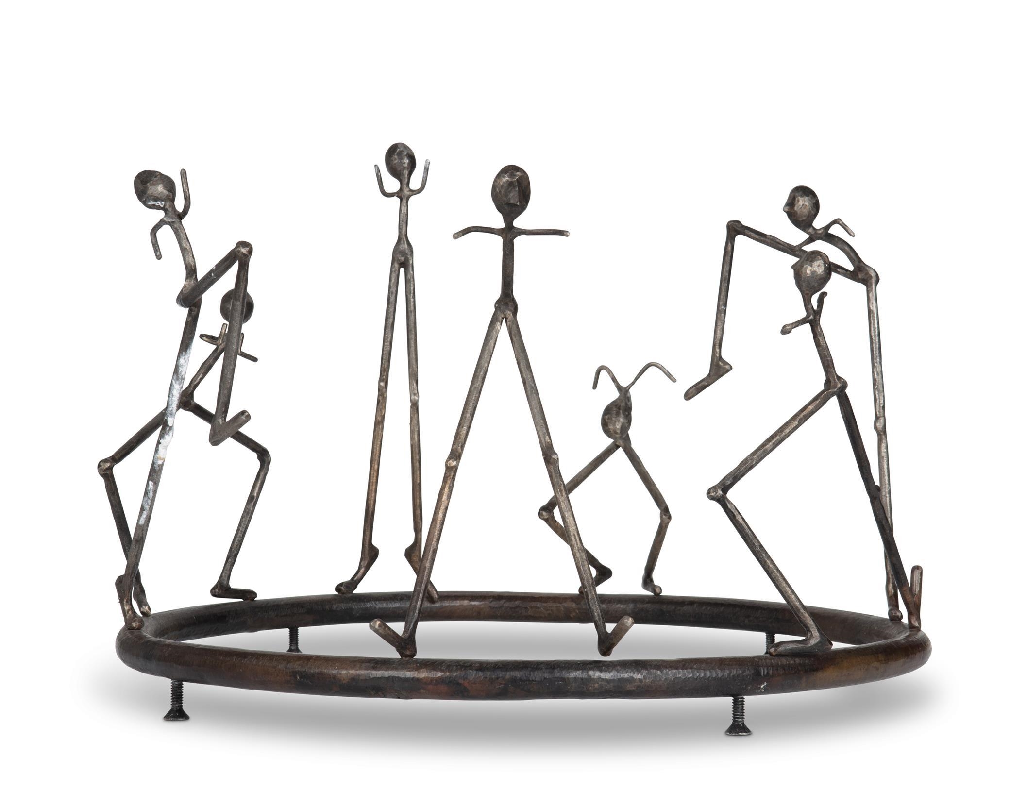 Artwork by Ed Benavente, "Fire Dance,", Made of Metal