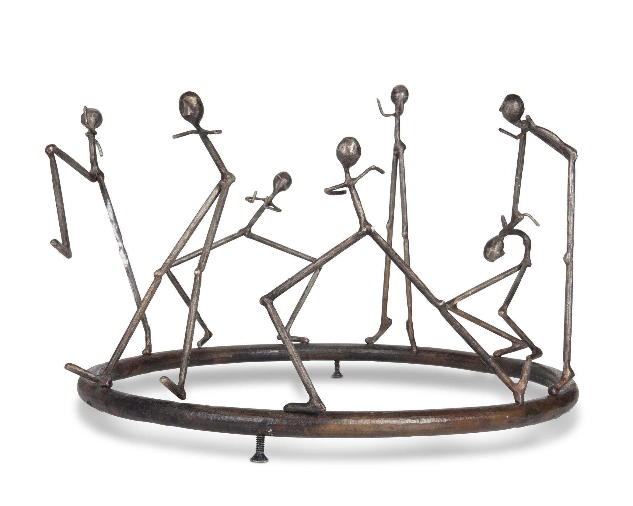 Artwork by Ed Benavente, "Fire Dance,", Made of Metal