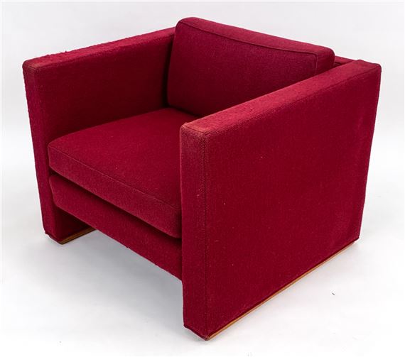 MID-CENTURY JACK CARTWRIGHT CUBE LOUNGE CHAIR by Jack Cartwright