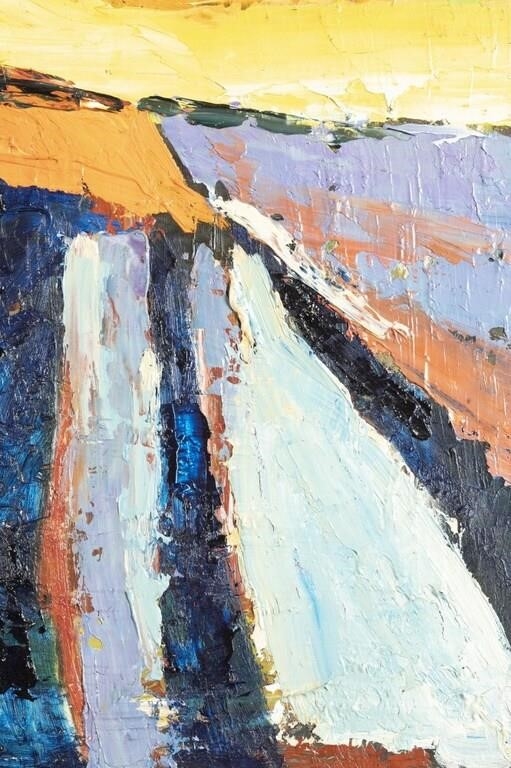 Artwork by Andrejs Lindbergs, Untitled, Made of Oil on board