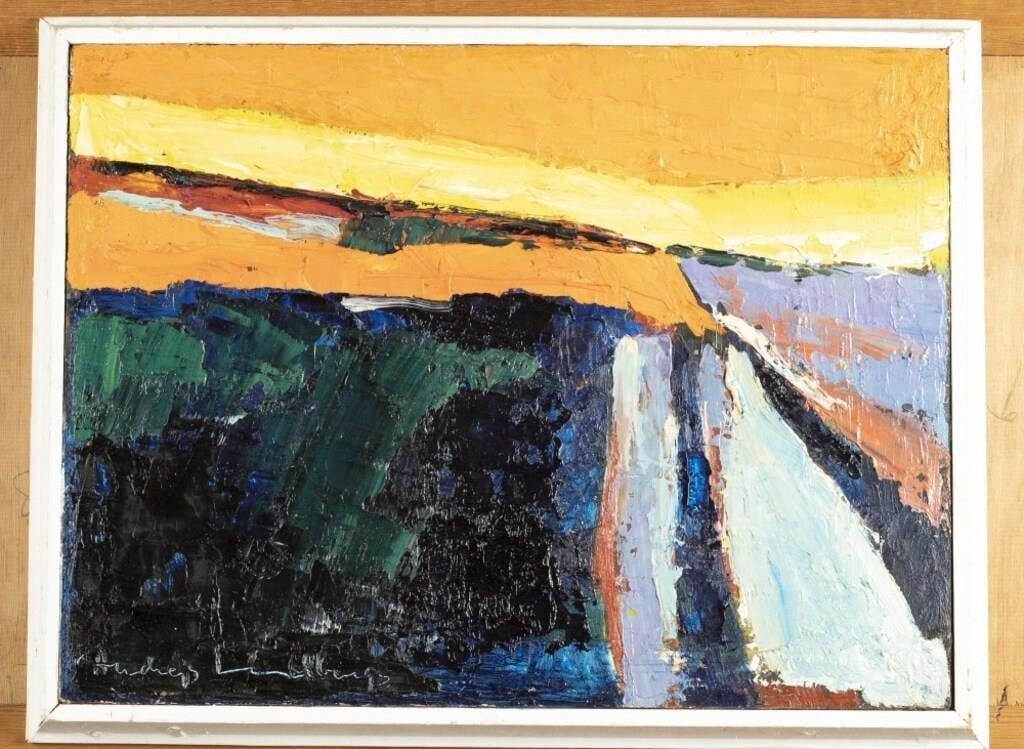 Artwork by Andrejs Lindbergs, Untitled, Made of Oil on board