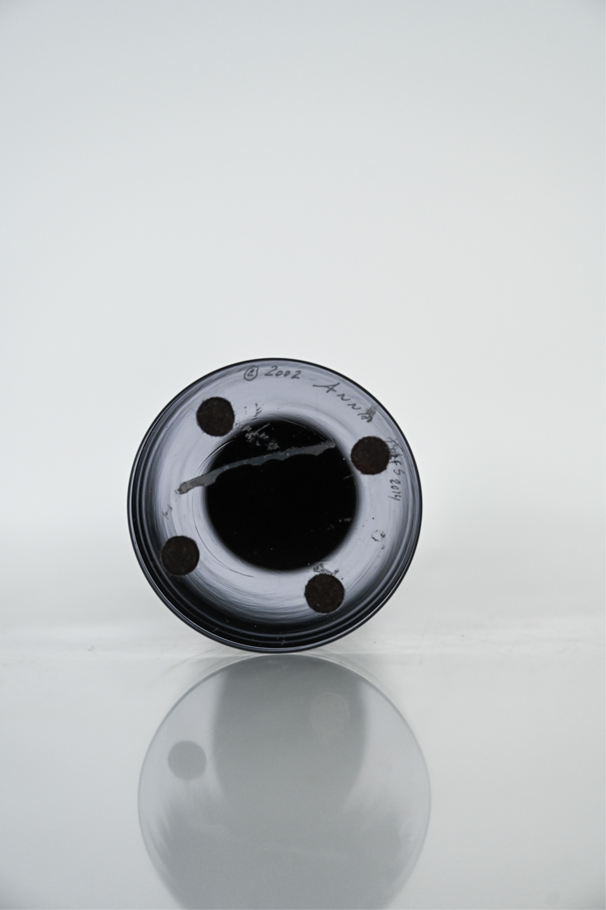 Artwork by Anna Torfs, ANNA TORFS "VALENTA" HAND-BLOWN GLASS VASE, Made of BLOWN GLASS