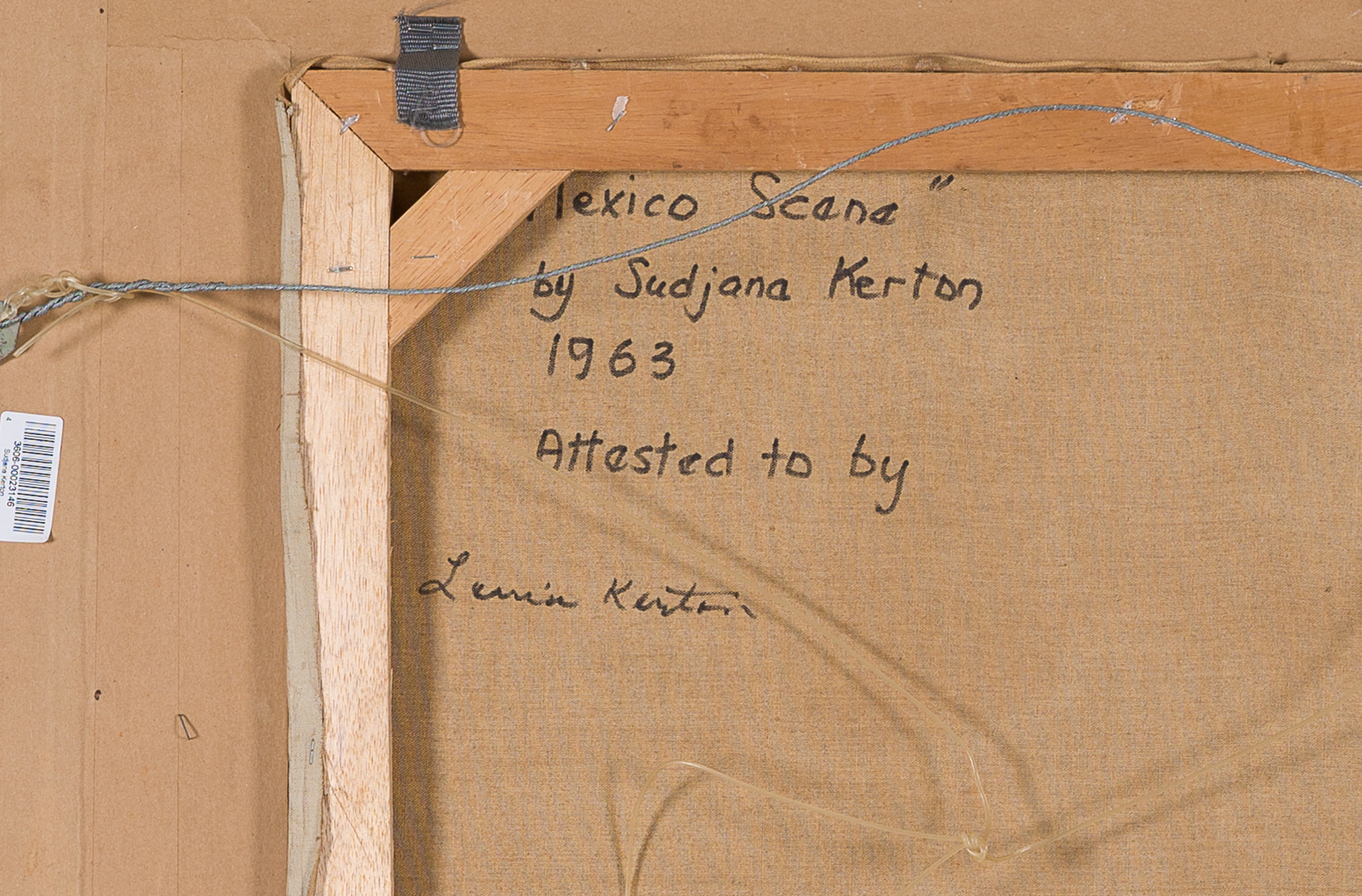 Sudjana Kerton | SUDJANA KERTON | Mexico Scene (1963) | MutualArt