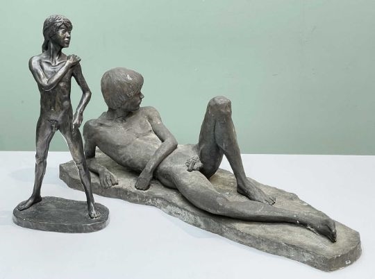 Neil Godfrey | sculptures of a standing boy | MutualArt
