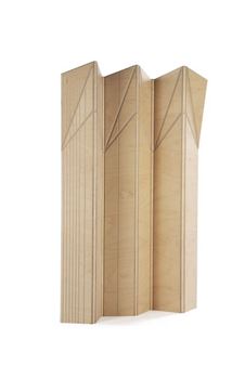 Screen called Polyptych 1 & 2 Poplar plywood - Guillaume Bounoure