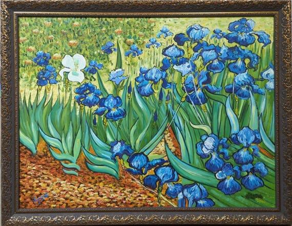 Vincent Van Gogh | HUGE Original in the Manner of Van Gogh Canvas ...