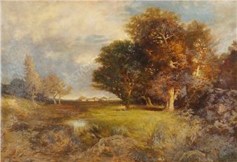 "Paesaggio con alberi" - Hugo Darnant