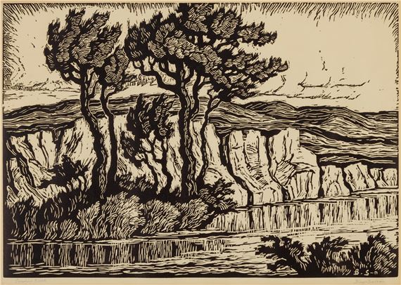 Sunshine Creek by Birger Sandzén, 1935