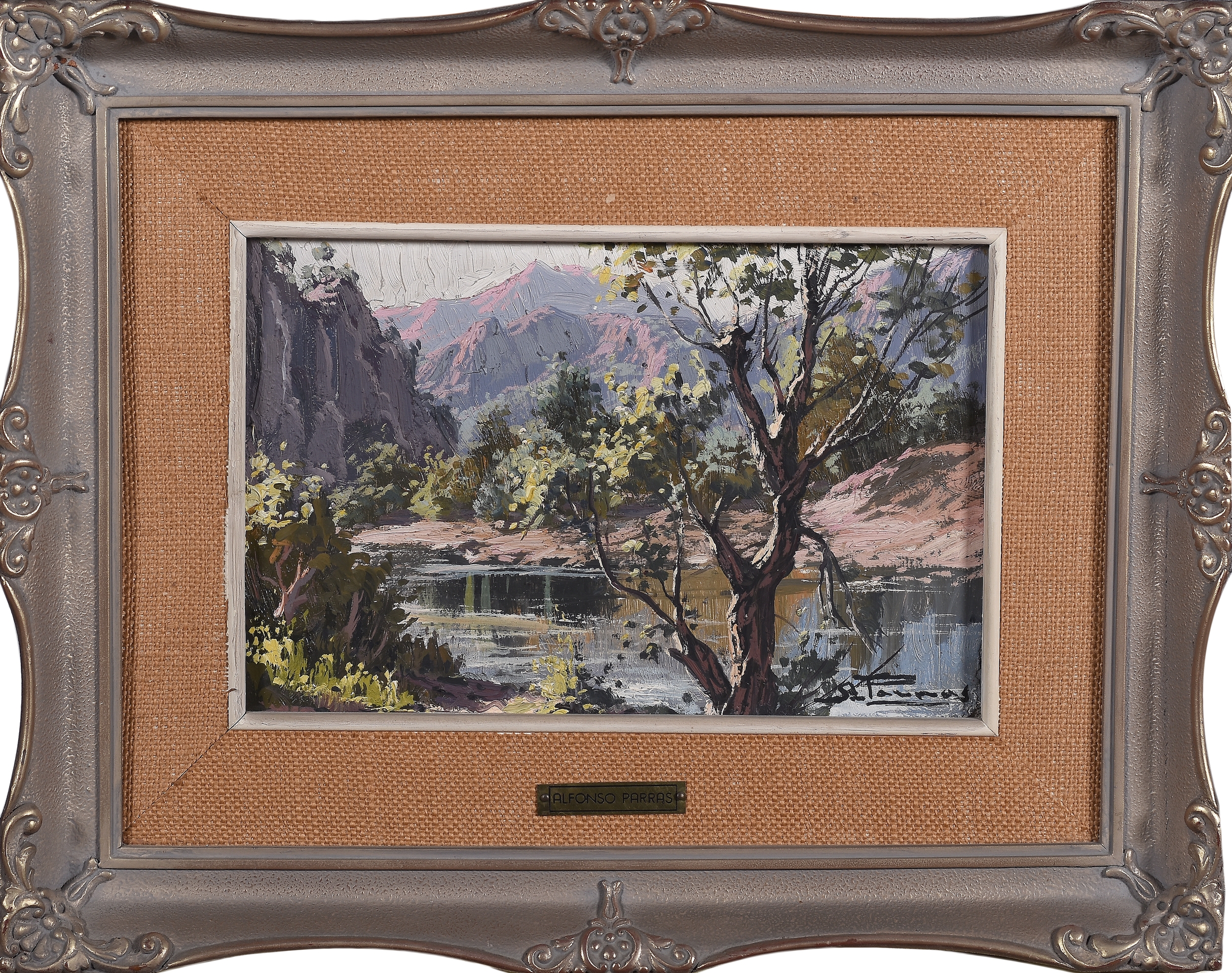 Artwork by Alfonso Parras Vílchez, Paisaje, Made of Oil on panel