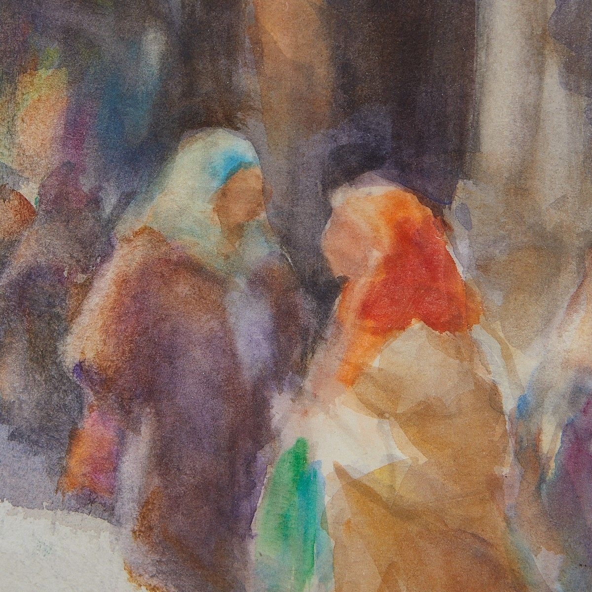 Artwork by Cheng Khee Chee, Cheng-Khee Chee "Morocco" Watercolor, Made of Watercolor on paper