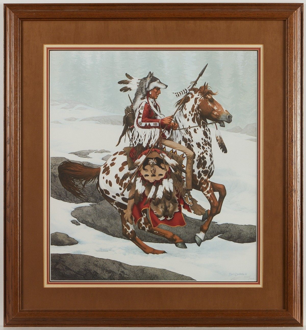 Artwork by Bev Doolittle, 3 Signed Bev Doolittle Prints, Made of color offset lithographs on paper