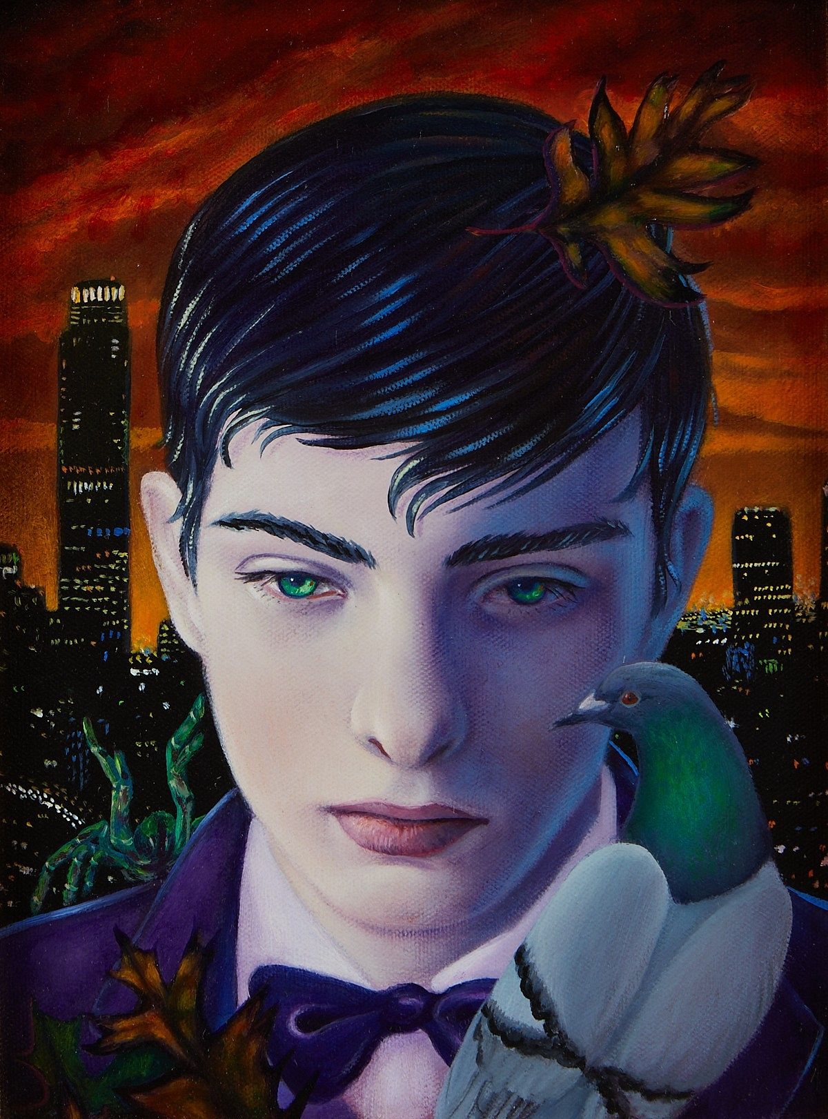 Artwork by Ryan Martin, Ryan Martin "Midnight City" Oil on Canvas 2013, Made of Oil on canvas