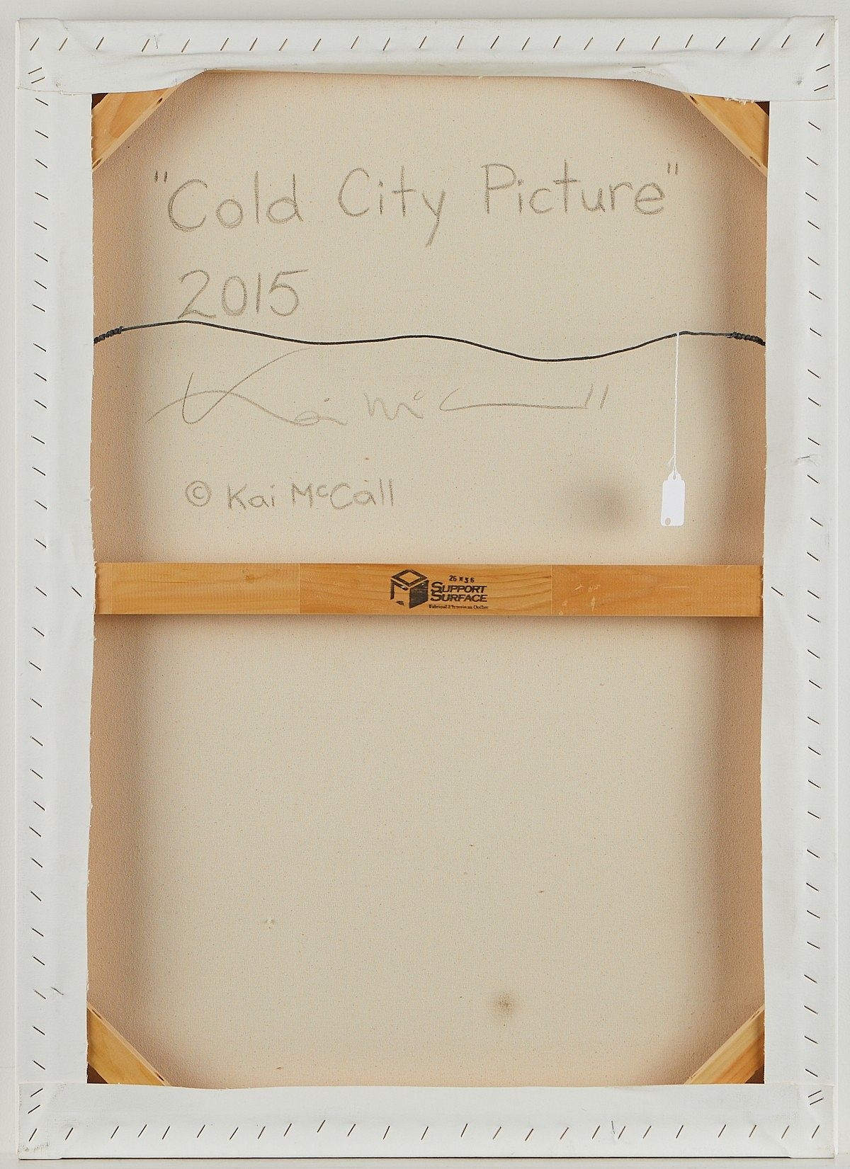 Artwork by Kai McCall, Kai McCall "Cold City Picture" Oil Painting, Made of Oil on canvas