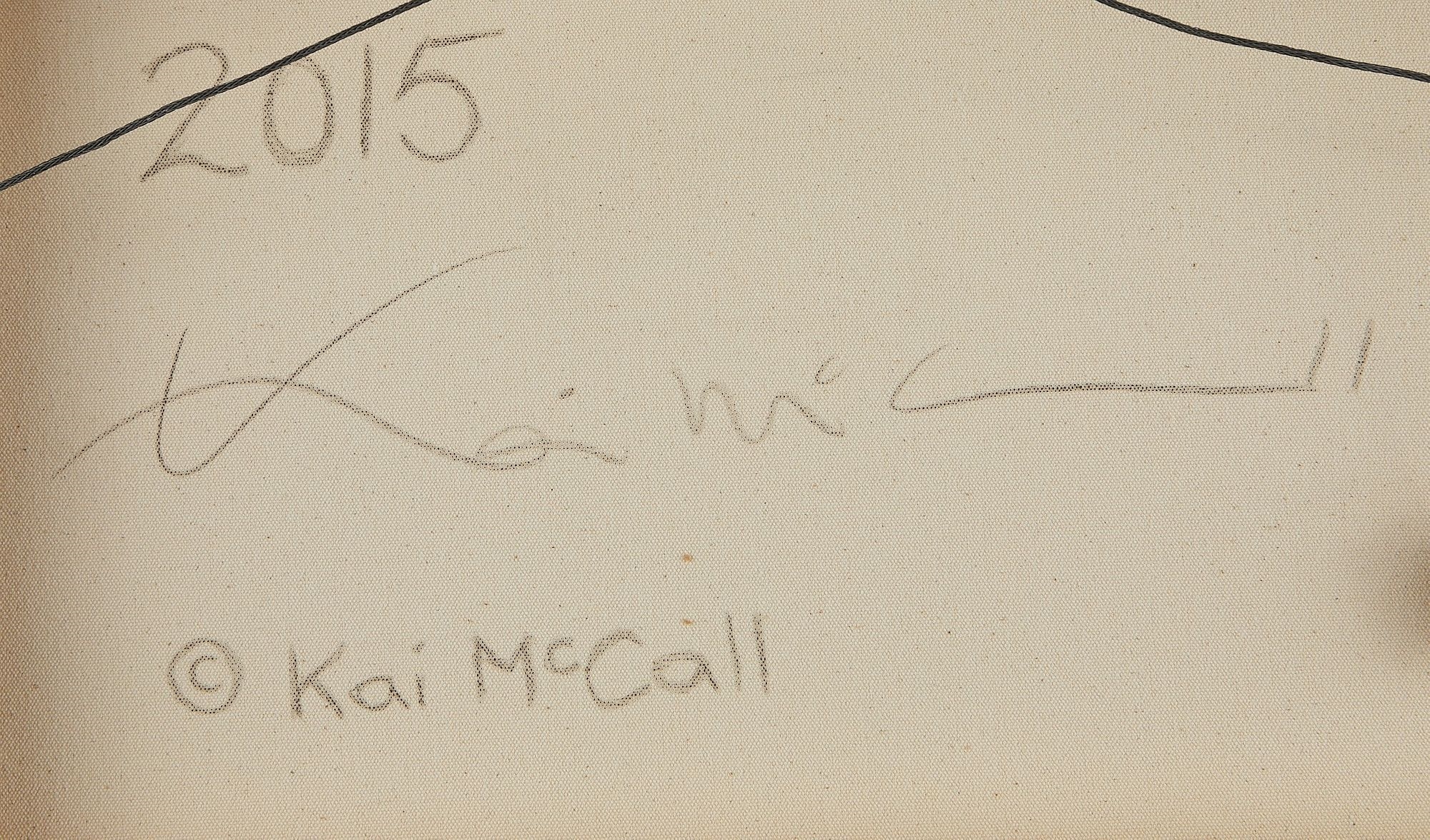 Artwork by Kai McCall, Kai McCall "Cold City Picture" Oil Painting, Made of Oil on canvas