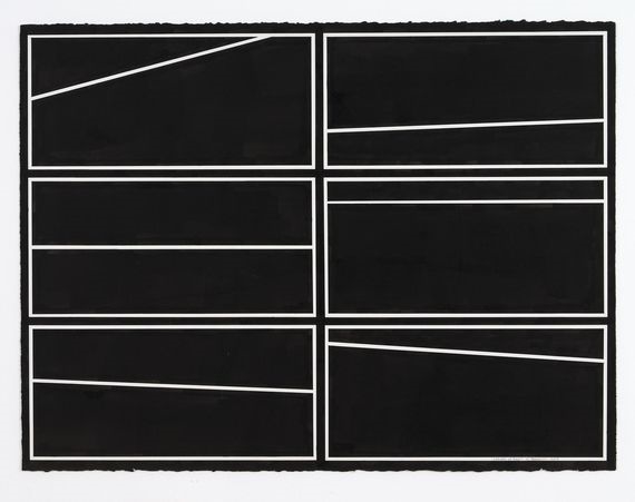 Artwork by Richard Thompson, Six Nights at Piha, Made of ink on paper