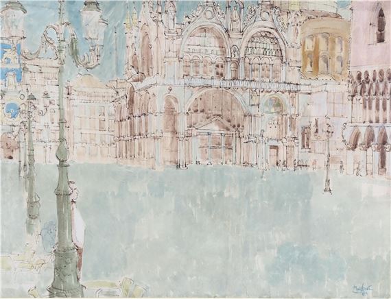 St Mark's Square Venice by Erik Smith