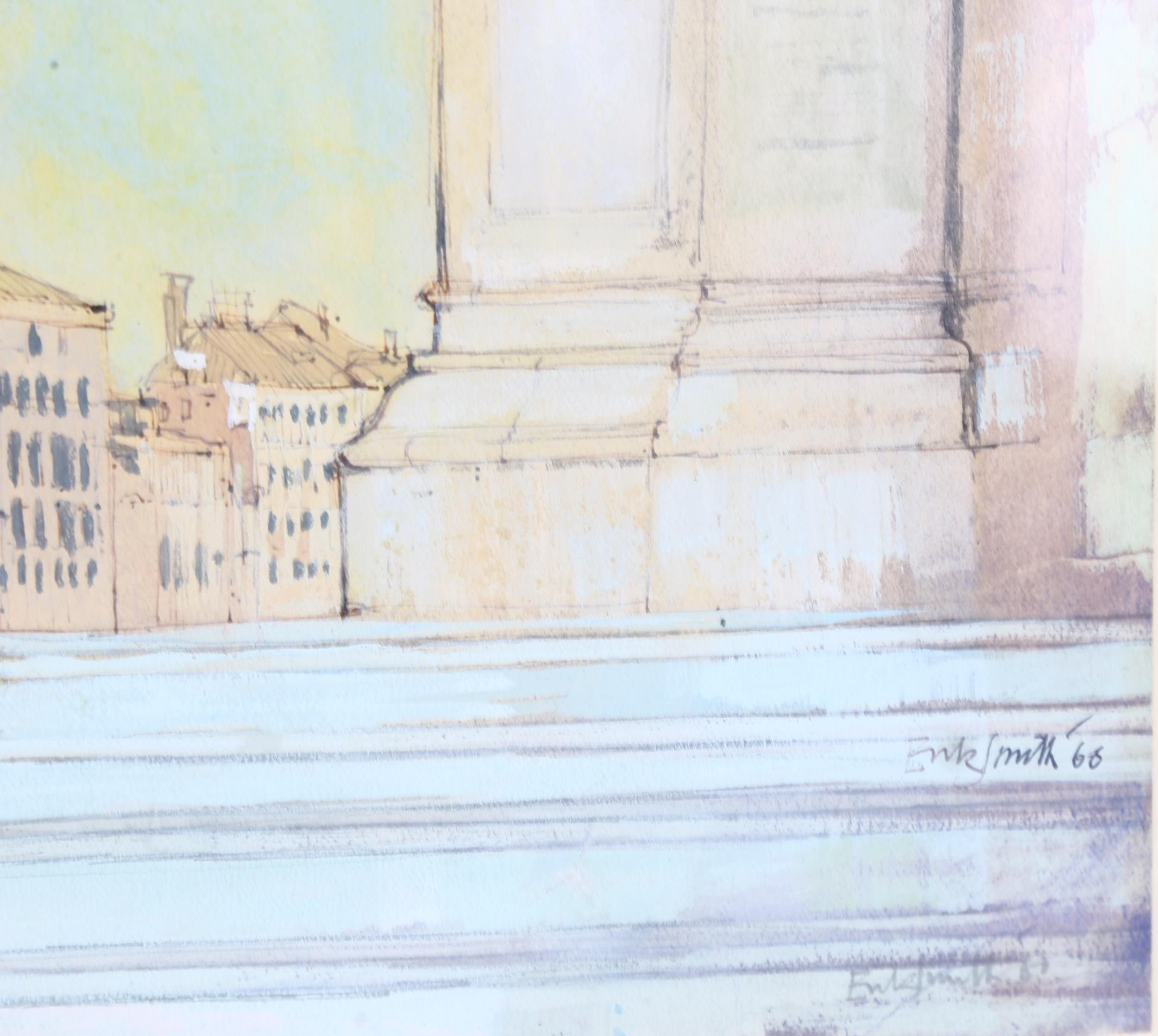 Artwork by Erik Smith, the steps of San Giorgio Maggiore Venice